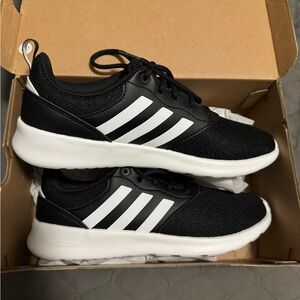 Adidas Black and White Cloudfoam Athletic Shoes